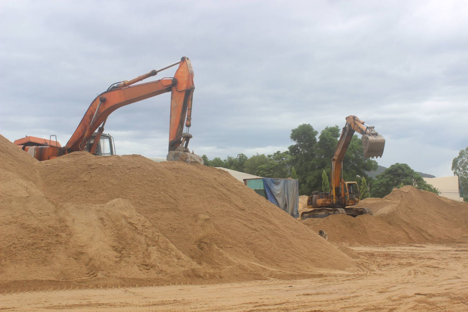 giá cát xây dựng