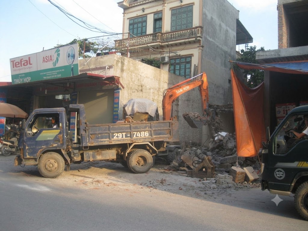 Xe chở xà bần