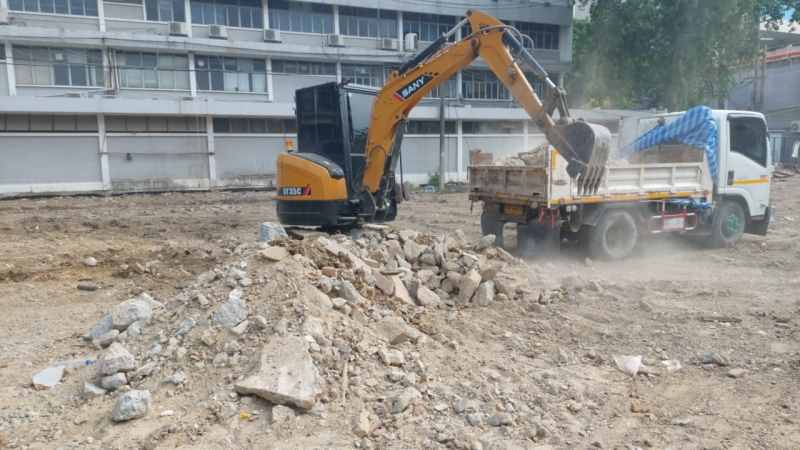 Xe chở xà bần