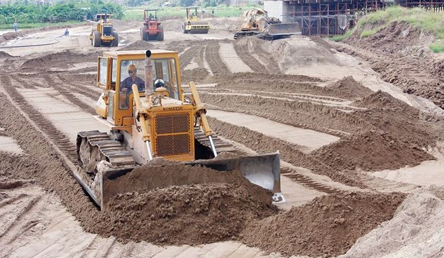 Cát san lấp mặt bằng